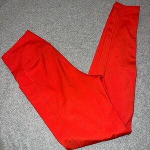 Girlfriend Collective // Compressive High-Rise Legging // Blood Orange